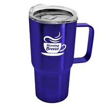 The Command - 18 oz. Stainless Steel Auto Mug with Metal Handle